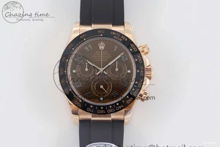 Steel 116515 Best RG Oysterflex A7750 904L Dial Edition Daytona Strap 1:1 on TWF Brown Roman 0419